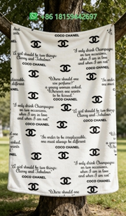 Chanel Throw Blankets